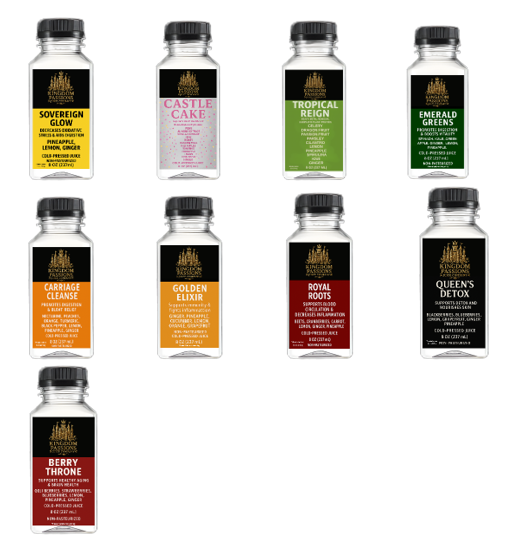 👑 Kingdom Passions Juice Company – 3-Day Heavy Metal Detox Cleanse (16 oz)