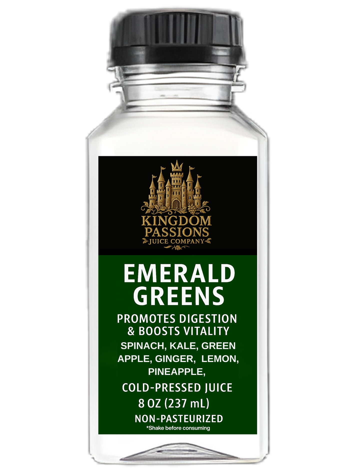 Emerald Greens – Cold-Pressed Juice (8 oz)